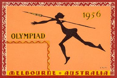 An Olympic Postcard from the Melbourne Olympics