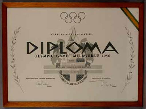 Ray's diploma