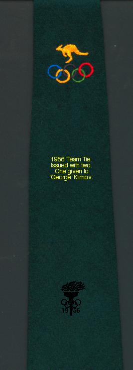 The official team tie for the Australian Team