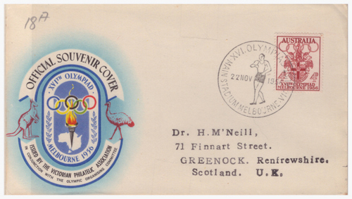 1956 Walk Postmark